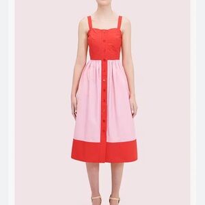 kate spade colour block maxi dress size 2
